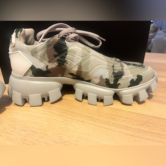 Men’s Prada Rubber Knit Camo sneaker in size UK 7 US 8 New in Box - Picture 5 of 16